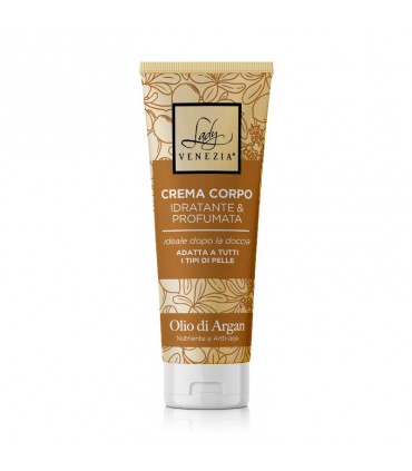 CREMA CORPO IDRATANTE E PROFUMATA LADY VENEZIA CON OLIO DI ARGAN 200ML