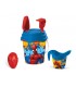 secchiello Diam.17 + Accessori da Spiaggia Spiderman