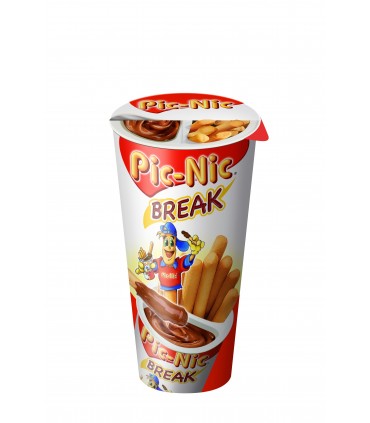 PIC-NIC CREMA DI NOCCIOLA CON GRISSINI GR.50 CPNF. 24 PZ.