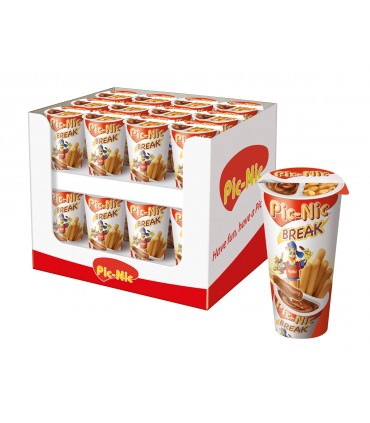 PIC-NIC BREAK CREMA DI NOCCIOLA CON GRISSINI GR.50 CONF. 24 PZ.