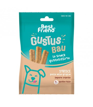 BEST FRIEND GUSTUS BAU STRISCE PER CANI 50 G POLLO ALLA GRIGLIA