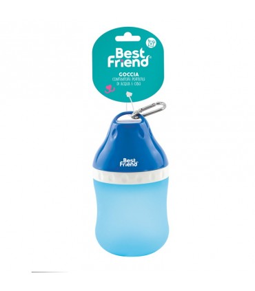 BEST FRIEND DISPENSER FOOD/WATER DA 0.4 L IL TAPPO è ANCHE UNA CIOTOLA ,MATERIALE "FOOD SAFE" PRIVO DI ODORE E SAPORE