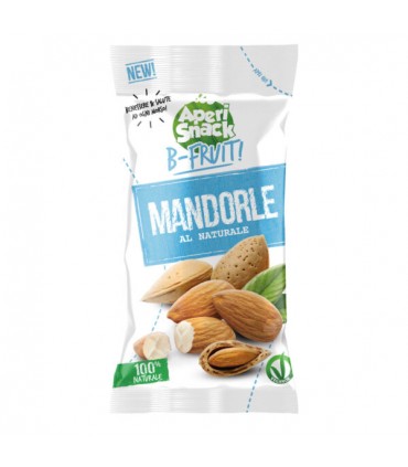 MANDORLE NATURALI SGUSCIATE APERISNACK B-FRUIT BUSTINA 25g CONF. 20 PZ.