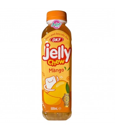 BEVANDA OKF JELLY AL GUSTO MANGO CON NATA DE COCCO E PEZZI DI FRUTTA BOTTIGLIA DA 500ML CONF. 5PZ