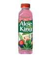 BEVANDA OKF ALOE VERA CON IL 30% DI SUCCO E POLPA KING AL GUSTO PESCA BOTTIGLIA DA 500ML CONF.5PZ