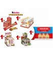 BOX FERRERO SUMMER CON(KINDER BUENO WHITE-TRONKY-B-READY-KINDER JOY-KINDER CARDS) TOT.180 PZ. OMAGGIO 1 LAMPADA NUTELLA FERRERO