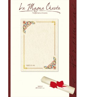 Carta Pergamena Fiorentino A4 160 gr. colore avorio conf.12 fogli