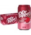 BEVANDA DR PEPPER FRUTTATA alla FRAGOLA LATTINA DA 330ML CARTONE 12 PZ.