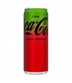 COCA COLA al GUSTO lime senza zucchero LATTINA DA 250ml CARTONE DA 12 PZ.