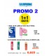 PROMO2 1CONF. LABELLO ASSORTITO BLU E ROSA IN OMAGGIO 12PZ DI BURROCACAO COCA COLA E SPRITE