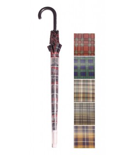 Ombrello Automatico SCOZZESE CON BICCHIERE E MANICO CURVO