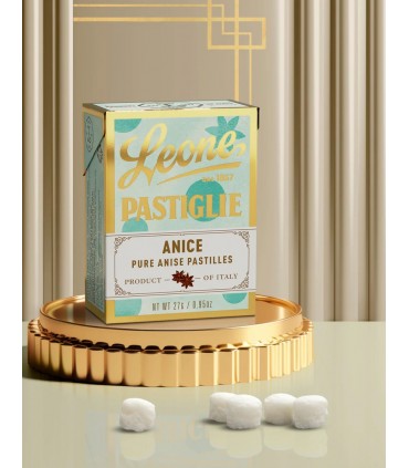 PASTIGLIE LEONE ANICE IN SCATOLETTA DA 30G CONF. DA 18 PZ.