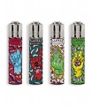 Accendino Clipper LARGE horror hands conf. 48 pz. assortiti con 4 grafiche
