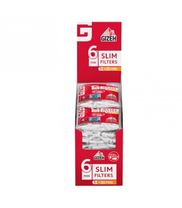 Filtri Gizeh Slim 6mm conf. 20 BUSTE DA 150 FILTRI