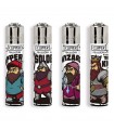Accendino Clipper LARGE DWARF CLAN conf. 48 pz. assortito con 4 grafiche