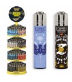 ACCENDINO CLIPPER LARGE MYSTICAL DESTINY EXPO GIREVOLE DA 192 PZ. ASSORTITO CON 8 GRAFICHE