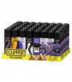 Accendino Clipper LARGE OCTOPUS  conf. 48 pz. assortito con 4 grafiche