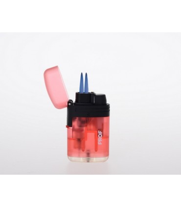 Accendino Prof Turbo Jet Flame doppia Fiamma conf. da 20 pz. assortito con 4 colori