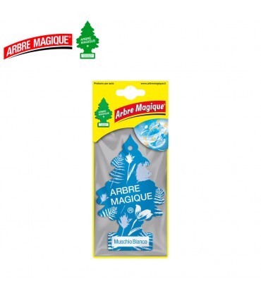 Arbre Magique linea classica profumatore per auto fragranza muschio bianco