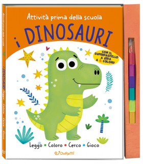 EDICART LEGGO COLORO CERCO E GIOCO LIBRO da 30 Pagine CON IL SUPERPASTELLO A CERA DA 6 COLORI