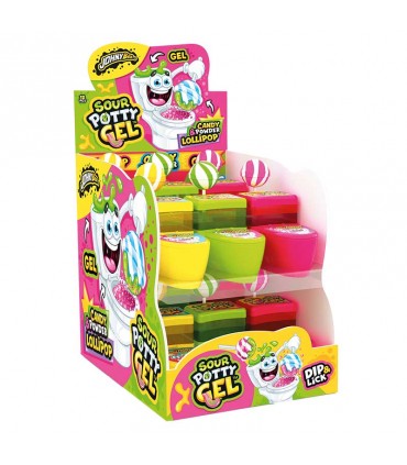 SOUR POTTY GEL LECCA LECCA DA IMMERGERE NELLA POLVERE FRIZZANTE CONF.12PZ X51GR