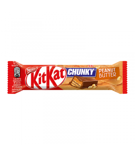 KIT KAT CHUNKY peanut con burro d'arachidi 42 GR CONF. 24 pz.