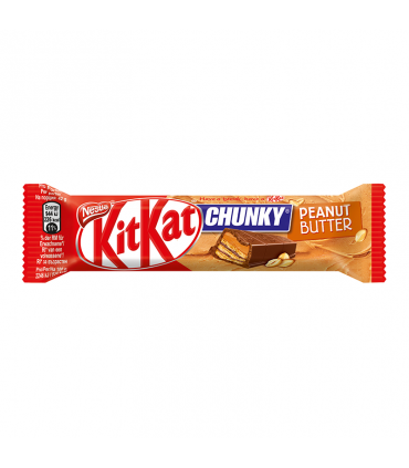 KIT KAT CHUNKY peanut con burro d'arachidi 42 GR CONF. 24 pz.