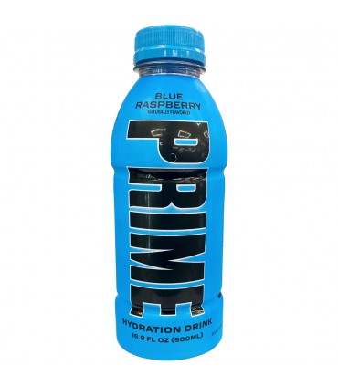 BEVANDA prime energy drink hydration blue raspberry edizione limitata zero zuccheri bottiglia DA 500ML CARTONE 12PZ.
