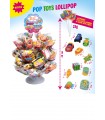 POP TOYS STAND LOLLIPOP ESPOSITORE DA BANCO CON LECCA LECCA AL GUSTO TUTTI I FRUTTI CONF.36PZ X 25GR