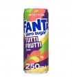 BEVANDA fanta tutti i frutti zero zuccheri edizione limitata LATTINA DA 330ML CARTONE 12 PZ.