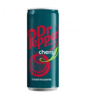 BEVANDA DR PEPPER  AL GUSTO CHERRY LATTINA DA 330ML CARTONE 12 PZ. scadenza 12/2025