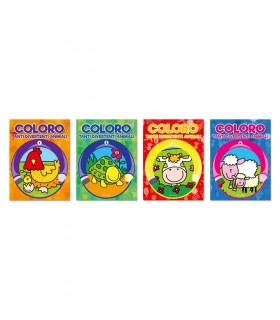 EDICART COLORO TANTI ANIMALI GIOCA E IMPARA CON LIBRICINI da 12 Pagine assortiti come da foto