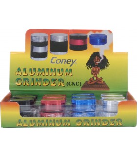 Expo Grinder 2 Parti in alluminio assortito in 4 colori