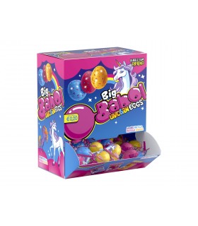 BIG BABOL UNICORN EGGS MONOPEZZO ESPOSITORE BOCCA DI LUPO DA 200 PZ.
