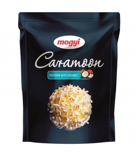 POPCORN CARAMOON MOGYI CON GLASSATURA AL COCCO 70g. CONF. 20 PZ.