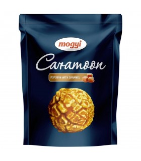 POPCORN CARAMOON MOGYI CON GLASSATURA AL CARAMELLO 70g. CONF. 20 PZ.