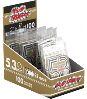 Filtri Pop Filters extra slim 5.3mm e Extra Long  in bustina conf. 30 bustine da 100 filtri