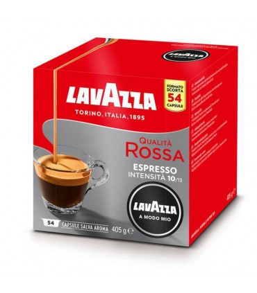 Capsule Lavazza A Modo Mio Espresso Qualità Rossa conf. da 54 capsule