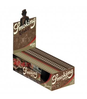 Cartina Smoking corta Brown conf.  50 libretti da 60 cartine
