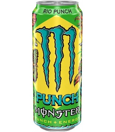 Bevanda Monster Energy rio punch Lattina da 500ml cartone da 12 pz.