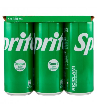 SPRITE BEVANDA GASSATA CLASSICA LATTINA 330 ML CONF.6PZ