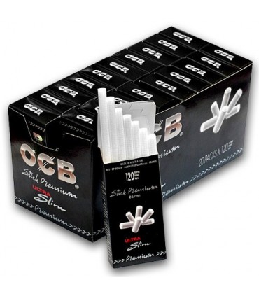 Filtrini OCB extra slim 5,5 mm. a cannuccia   conf. da 20 pz.
