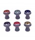 BRACIERE IN CERAMICA AL MALIK TALSINT DIAMETRO 8.5 CM CONF. 6 PZ. COLORI ASSORTITI