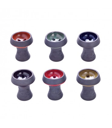 BRACIERE IN CERAMICA AL MALIK TALSINT DIAMETRO 8.5 CM CONF. 6 PZ. COLORI ASSORTITI