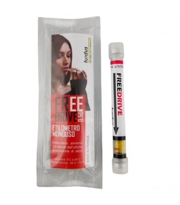 ETILOMETRO MONOUSO CON TASSO ALCOLEMICO PARI A 0.50