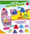 POLPO BABY MORBIDO PELUCHE APPENDIBILE CON ALL'INTERNO CARAMELLE ASSORTITE CONF.12PZ X 3GR