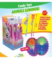 GIOCATTOLO DIVERTENTE A FORMA DI ANIMALE CON LUCE E CARAMELLE ASSORTITE CONF.12PZ X 3GR