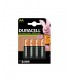 Pile Duracell Stilo Ricaricabili 1300 mAh blister 4 pz.
