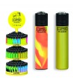Accendino Clipper LARGE MIX 8 Expo Girevole da 144 pz. assortito con 3 grafiche