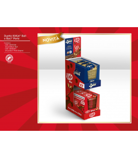 DUETTO KIT KAT BALL E BACI E PERLE ESPOSITORE DA BANCO ASSORTITO IN DUE GUSTI TOT 48PZ